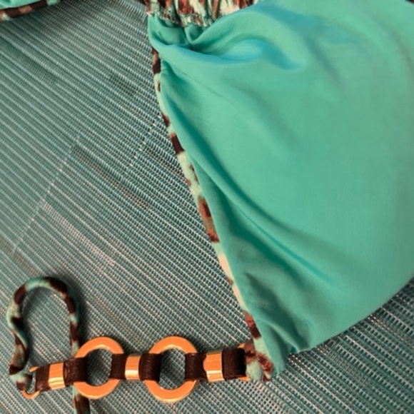 Vix Bikini String Top, Sea Leopard w/hardware, S - Picture 4 of 5